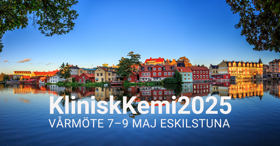 Vårmöte Klinisk Kemi 2025, 7-9 maj i Eskilstuna