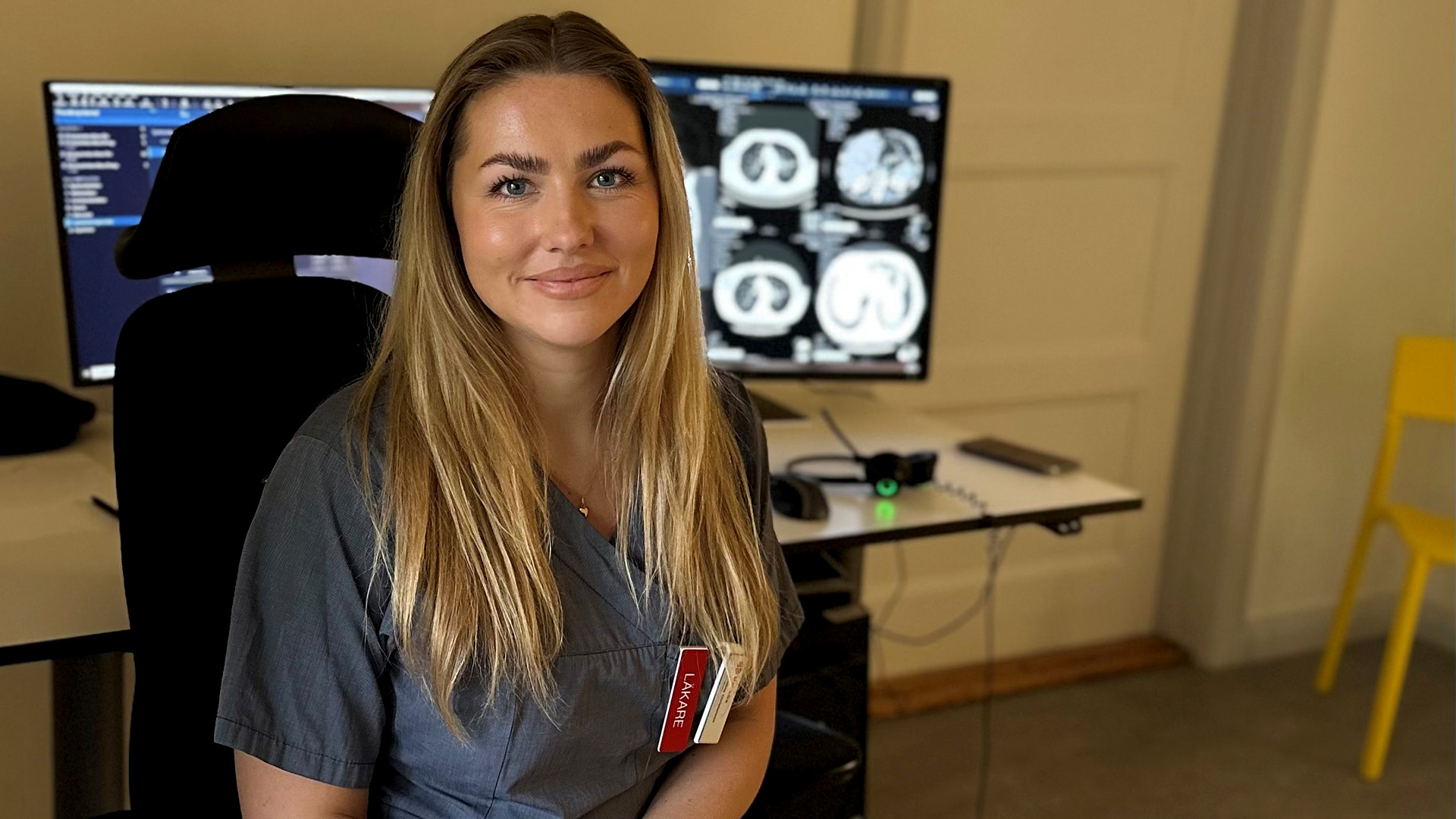 Evelina Christensen arbetar som ST-läkare inom radiologi på Unilabs.